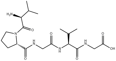 valyl-prolyl-glycyl-valyl-glycine Structure
