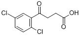 4-(2,5-ジクロロフェニル)-4-オキソ酪酸 化学構造式