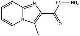 Imidazo[1,2-a]pyridine-2-carboxylic acid, 3-methyl-, hydrazide (9CI) Structure