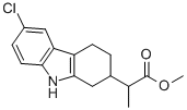 6-CHLORO-ALPHA-METHYL-1,2,3,4-TETRAHYDRO-9H-CARBAZOLE-2-ACETICACID/METHYLESTER 结构式