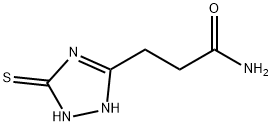 3-(3-巯基-1H-1,2,4-三唑-5-基)丙酰胺, 522644-34-4, 结构式