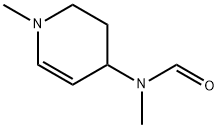 Formamide, N-methyl-N-(1,2,3,4-tetrahydro-1-methyl-4-pyridinyl)- (9CI) Struktur
