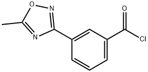 3-(5-METHYL-1,2,4-OXADIAZOL-3-YL)BENZOYL CHLORIDE Structure