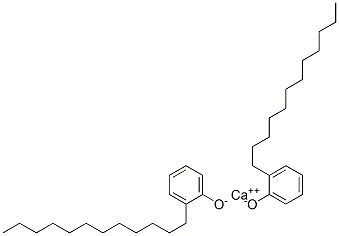 calcium dodecylphenolate 化学構造式