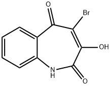 4-Bromo-3-hydroxy-1H-1-benzazepine-2,5-dione 结构式