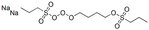 disodium [ethylenebis(oxyethyleneoxy)]bispropanesulphonate Structure