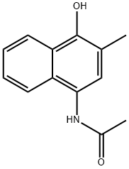 523-68-2 N-(4-hydroxy-3-methyl-1-naphthyl)acetamide 