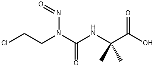 N-[[(2-Chloroethyl)nitrosoamino]carbonyl]-2-methylalanine Structure