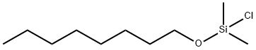 octyloxydimethylsilyl chloride Structure