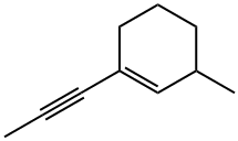 Cyclohexene, 3-methyl-1-(1-propynyl)- (9CI) Structure