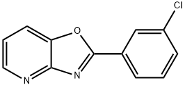 2-(3-chlorophenyl)oxazolo[4,5-b]pyridine Struktur