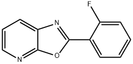 2-(2-Fluorophenyl)oxazolo[5,4-b]pyridine Structure