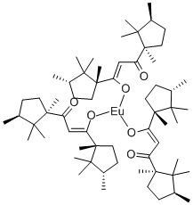 EUROPIUM TRIS(D,D-DICAMPHOLYLMETHANATE) Structure