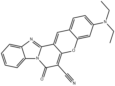 3-(디에틸아미노)-7-옥소-7H-[1]벤조피라노[3,2:3,4]피리노[1,2-a]벤지이미다졸-6-카보니트릴