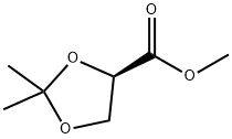 (R)-(+)-2,2-DIMETHYL-1,3-DIOXOLANE-4-CARBOXYLIC ACID METHYL ESTER Struktur