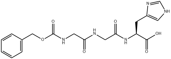 Z-GLY-GLY-HIS-OH Structure