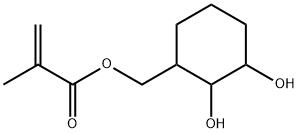 2-Propenoic acid, 2-methyl-, (2,3-dihydroxycyclohexyl)methyl ester (9CI) Structure