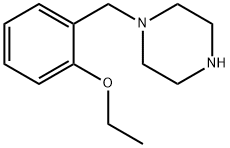 1-(2-エトキシベンジル)ピペラジン 化学構造式