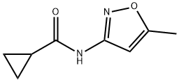 Cyclopropanecarboxamide, N-(5-methyl-3-isoxazolyl)- (9CI) Structure