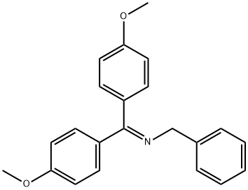 N-[双(4-甲氧基苯基)亚甲基]苄胺, 524-96-9, 结构式