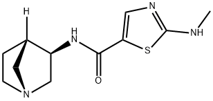 5-Thiazolecarboxamide,N-(1R,3R,4S)-1-azabicyclo[2.2.1]hept-3-yl-2- Structure