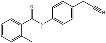 Benzamide, N-[4-(cyanomethyl)phenyl]-2-methyl- (9CI) 化学構造式