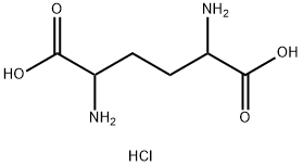 2,5-ジアミノアジピン酸二塩酸塩 化学構造式