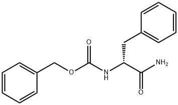 Cbz-D-Phe-NH2 化学構造式