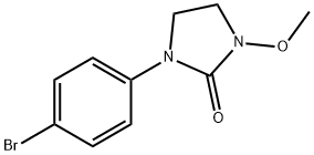 1-(4-Bromophenyl)-3-methoxyimidazolidin-2-one Struktur