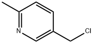 5-クロロメチル-2-メチルピリジン 化学構造式
