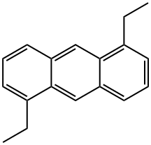 1,5-ジエチルアントラセン 化学構造式