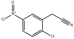 2-(2-Chloro-5-nitrophenyl)acetonitrile Struktur