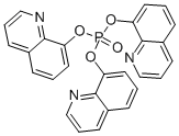 りん酸トリス(8-キノリル) 化学構造式