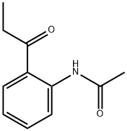 N-(2-propanoylphenyl)acetamide Struktur
