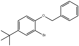 1-Benzyloxy-2-broMo-4-t-butylbenzene Structure