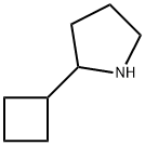 Pyrrolidine, 2-cyclobutyl- (9CI) Structure