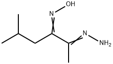 2,3-Hexanedione,  5-methyl-,  2-hydrazone,  3-oxime 结构式