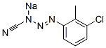 3-(3-chloro-2-methylphenyl)-1-triazene-1-carbonitrile, sodium salt  Structure