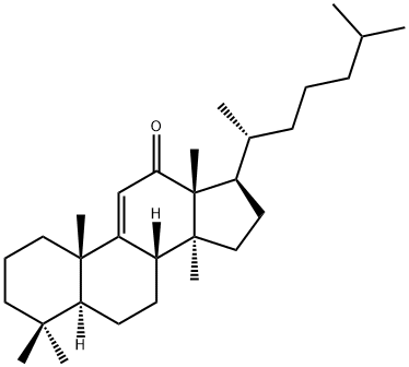 Lanost-9(11)-en-12-one Structure