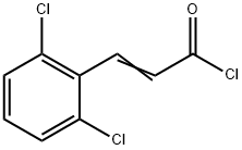 3-(2,6-Dichlorophenyl)propenoyl chloride,52479-64-8,结构式