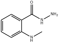 2-(METHYLAMINO)BENZENE-1-CARBOHYDRAZIDE Structure