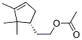 (R)-2,2,3-trimethylcyclopent-3-ene-1-ethyl acetate Structure