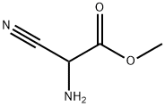 Acetic acid, aMinocyano-, Methyl ester Struktur