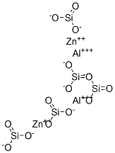 Silicic acid, aluminum zinc salt 化学構造式