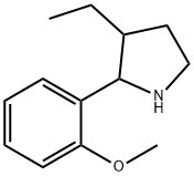 Pyrrolidine, 3-ethyl-2-(2-methoxyphenyl)- (9CI)|