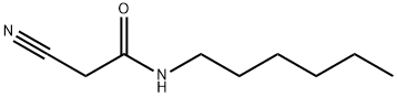 2-氰基-正己基-乙酰胺,52493-37-5,结构式