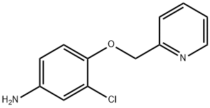 [3-氯-4-(吡啶-2-甲氧基)苯基]甲胺, 524955-09-7, 结构式