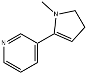3-(1-甲基-4,5-二氢-1H-吡咯-2-基)吡啶 结构式