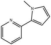 2-(1-methyl-1H-pyrrol-2-yl)pyridine, 525-75-7, 结构式