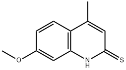 2-Mercapto-7-Methoxy-4-Methylquinoline, 96% Structure